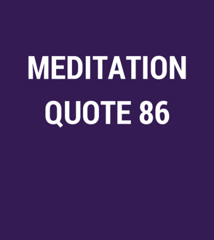 Meditation Quote 86: “Life is a song – sing it. Life is a game…” – Sai Baba